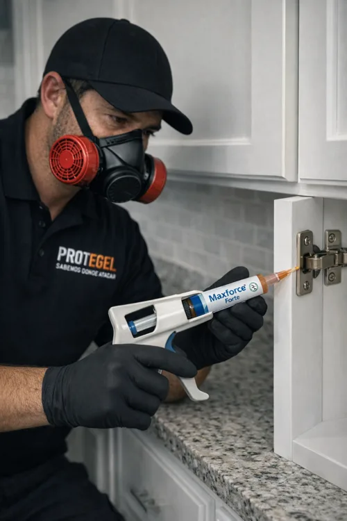 Jeringa de aplicación de gel insecticida